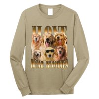 Outfit I Love Dumb Blondes Funny Meme Dog Lover Long Sleeve Shirt