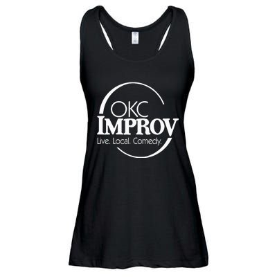 Okc Improv Live Local Comedy Ladies Essential Flowy Tank