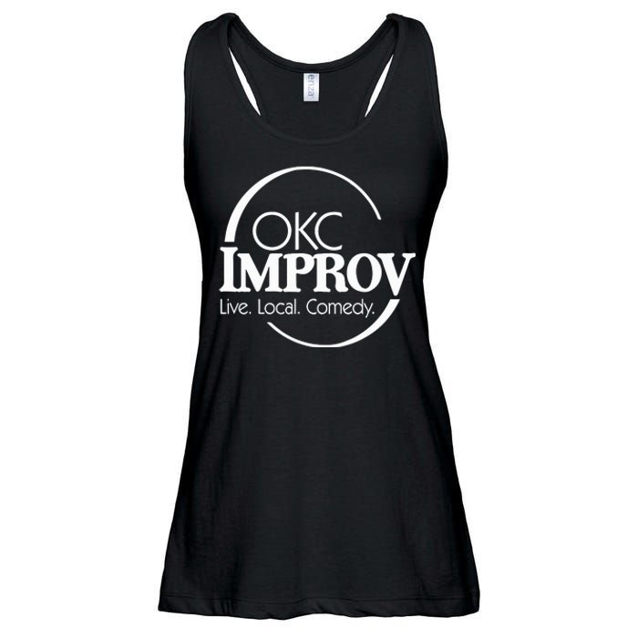 Okc Improv Live Local Comedy Ladies Essential Flowy Tank