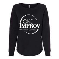 Okc Improv Live Local Comedy Womens California Wash Sweatshirt