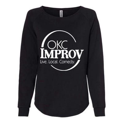 Okc Improv Live Local Comedy Womens California Wash Sweatshirt