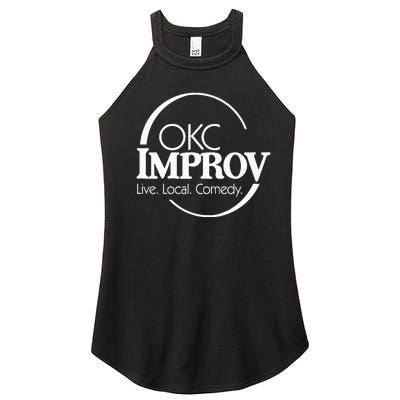 Okc Improv Live Local Comedy Women's Perfect Tri Rocker Tank