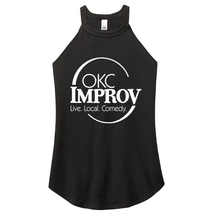 Okc Improv Live Local Comedy Women's Perfect Tri Rocker Tank