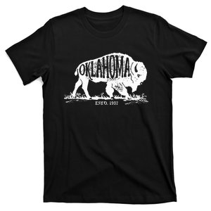 Oklahoma I Love State Arrow Bison Buffalo T-Shirt