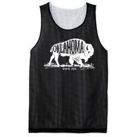 Oklahoma I Love State Arrow Bison Buffalo Mesh Reversible Basketball Jersey Tank