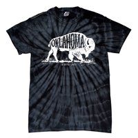 Oklahoma I Love State Arrow Bison Buffalo Tie-Dye T-Shirt