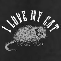 Opossum I Love My Cat Funny Opossum Adult Drive Performance Visor