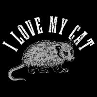Opossum I Love My Cat Funny Opossum Short Acrylic Beanie