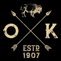 Oklahoma I Love State Arrow Bison Buffalo Tank Top