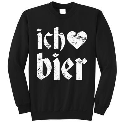 Oktoberfest I Love Beer Ich Heart Bier German Drinking Sweatshirt