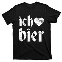 Oktoberfest I Love Beer Ich Heart Bier German Drinking T-Shirt