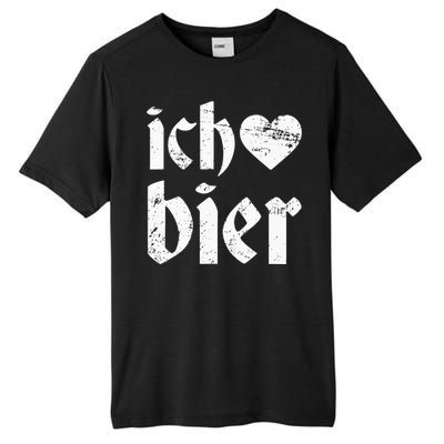 Oktoberfest I Love Beer Ich Heart Bier German Drinking Tall Fusion ChromaSoft Performance T-Shirt