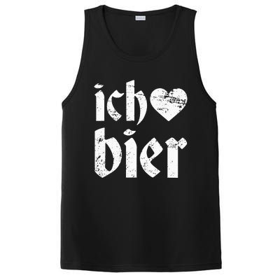 Oktoberfest I Love Beer Ich Heart Bier German Drinking PosiCharge Competitor Tank