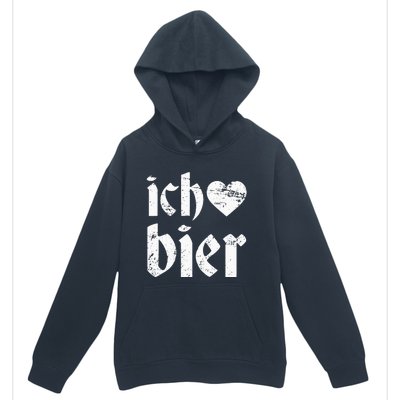 Oktoberfest I Love Beer Ich Heart Bier German Drinking Urban Pullover Hoodie