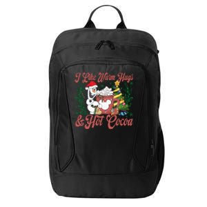 Olaf I Like Warm Hugs And Hot Cocoa Olaf Christmas City Backpack