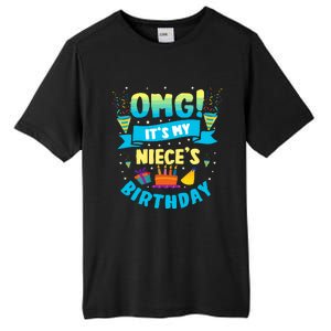 Omg ItS My Niece Birthday Tall Fusion ChromaSoft Performance T-Shirt