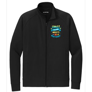 Omg ItS My Niece Birthday Stretch Full-Zip Cadet Jacket