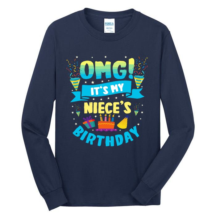 Omg ItS My Niece Birthday Tall Long Sleeve T-Shirt