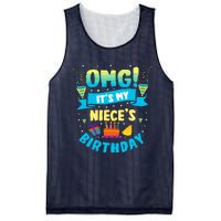 Omg ItS My Niece Birthday Mesh Reversible Basketball Jersey Tank