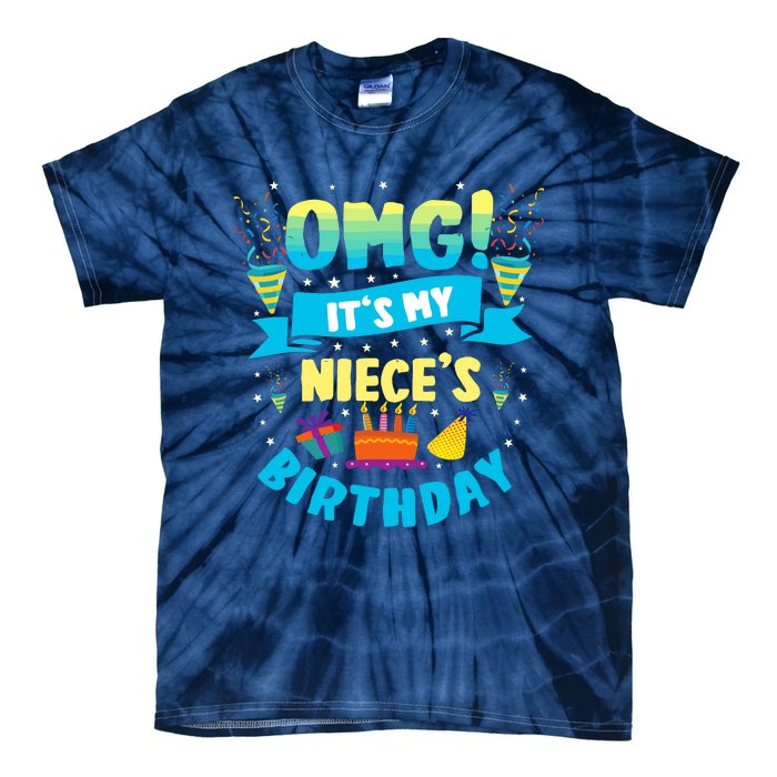 Omg ItS My Niece Birthday Tie-Dye T-Shirt