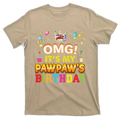 OMG It's My Pawpaw Birthday Happy Gift Vintage Perfect T-Shirt