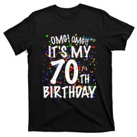 Omg Its My 70th Birthday 70 Year Old Happy Birthday T-Shirt