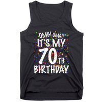 Omg Its My 70th Birthday 70 Year Old Happy Birthday Tank Top