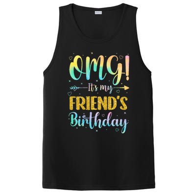 OMG It's My Friend's Birthday Happy To Me You Sister Cousin PosiCharge Competitor Tank