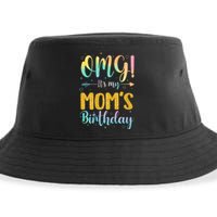 OMG Its My Moms Birthday Happy BDay Mother Tie Dy Sustainable Bucket Hat