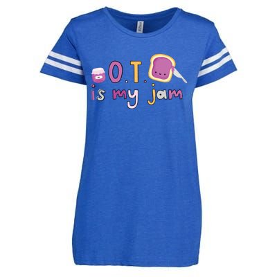 Ot Is My Jam Ot Occupational Therapy Enza Ladies Jersey Football T-Shirt