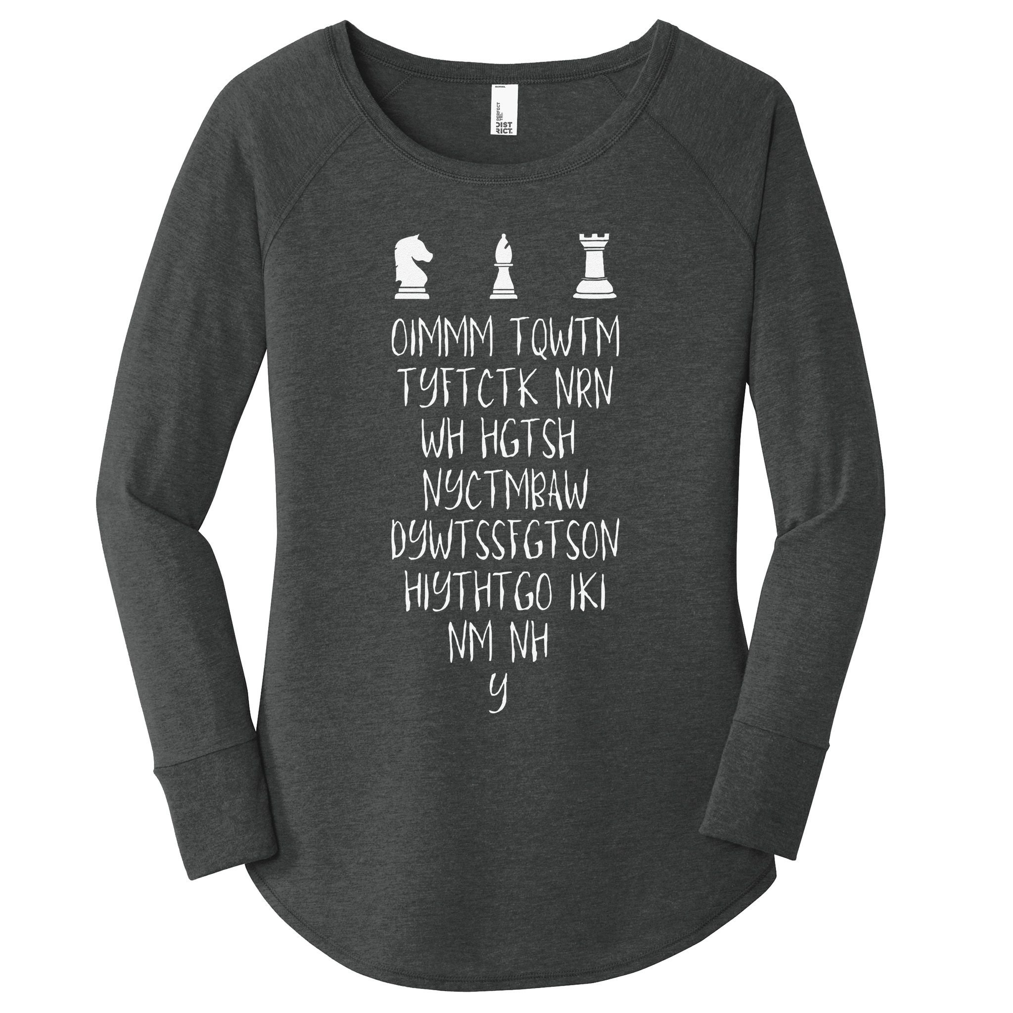 Once I Make My Move Acronym Wizard Chess Funny Gift Women's Perfect Tri Tunic Long Sleeve Shirt