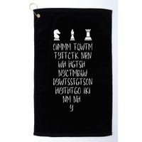 Once I Make My Move Acronym Wizard Chess Funny Gift Golf Towel