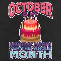 October It's My Birthday Month Yep The Whole Month Adult Drive Performance Visor
