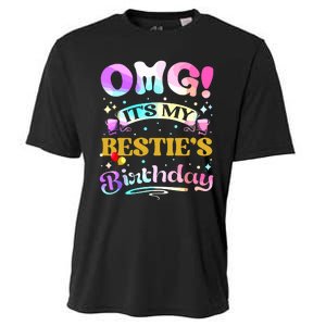 Omg Its My Besties Birthday Happy To Me You Best Friend Cooling Performance Crew T-Shirt