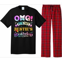 Omg Its My Besties Birthday Happy To Me You Best Friend Pajama Set