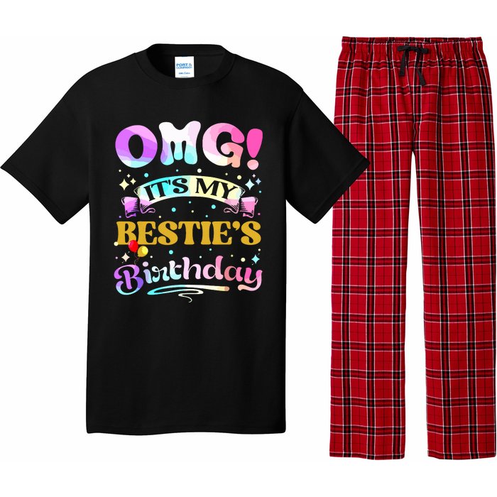 Omg Its My Besties Birthday Happy To Me You Best Friend Pajama Set