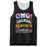 Omg Its My Besties Birthday Happy To Me You Best Friend Mesh Reversible Basketball Jersey Tank