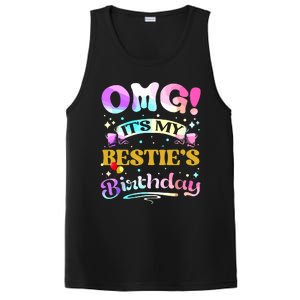 Omg Its My Besties Birthday Happy To Me You Best Friend PosiCharge Competitor Tank