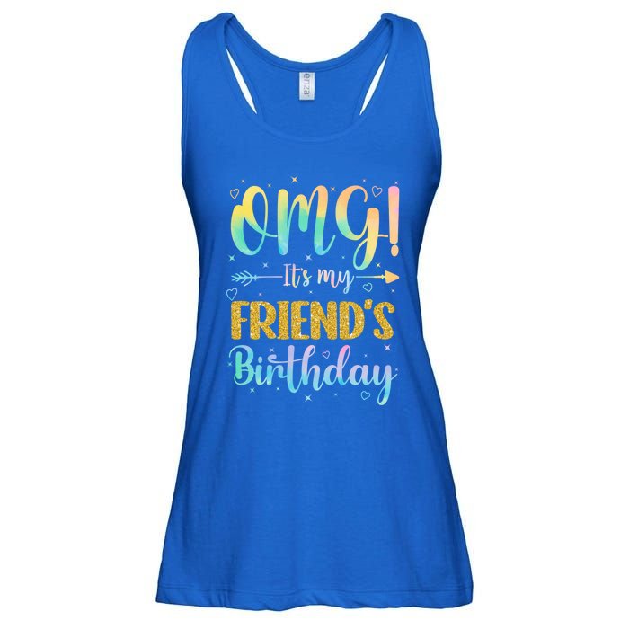 Omg ItS My FriendS Birthday Happy To Me You Sister Cousin Cute Gift Ladies Essential Flowy Tank