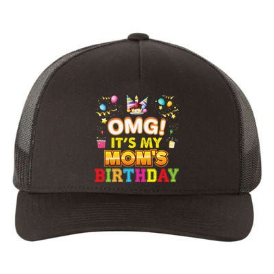 OMG It's My Mom Birthday Happy Gift Vintage Perfect Yupoong Adult 5-Panel Trucker Hat