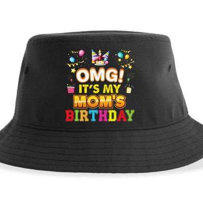 OMG It's My Mom Birthday Happy Gift Vintage Perfect Sustainable Bucket Hat