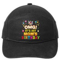 OMG It's My Mom Birthday Happy Gift Vintage Perfect 7-Panel Snapback Hat