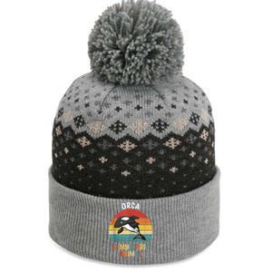 Orca Is My Spirit Animal Funny Orca Lover The Baniff Cuffed Pom Beanie