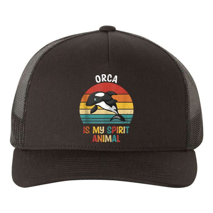 Orca Is My Spirit Animal Funny Orca Lover Yupoong Adult 5-Panel Trucker Hat