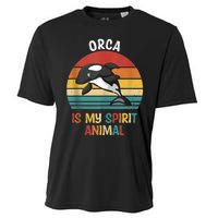 Orca Is My Spirit Animal Funny Orca Lover Cooling Performance Crew T-Shirt