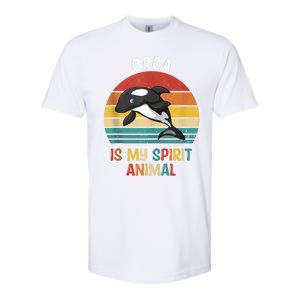 Orca Is My Spirit Animal Funny Orca Lover Softstyle CVC T-Shirt