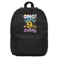 OMG It's My 9th Birthday 9 Years old Birthday 16 in Basic Backpack