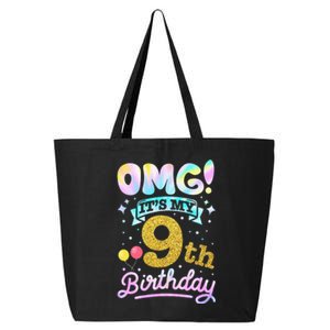 OMG It's My 9th Birthday 9 Years old Birthday 25L Jumbo Tote