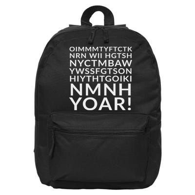 Once I Make My Move 16 in Basic Backpack