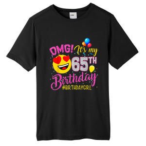 OMG It's My 65th Birthday Girl Shirts 65 Years old Birthday Tall Fusion ChromaSoft Performance T-Shirt